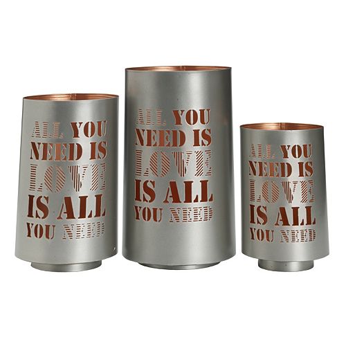 Studio Nova ”Love” 3-piece Luminary Set