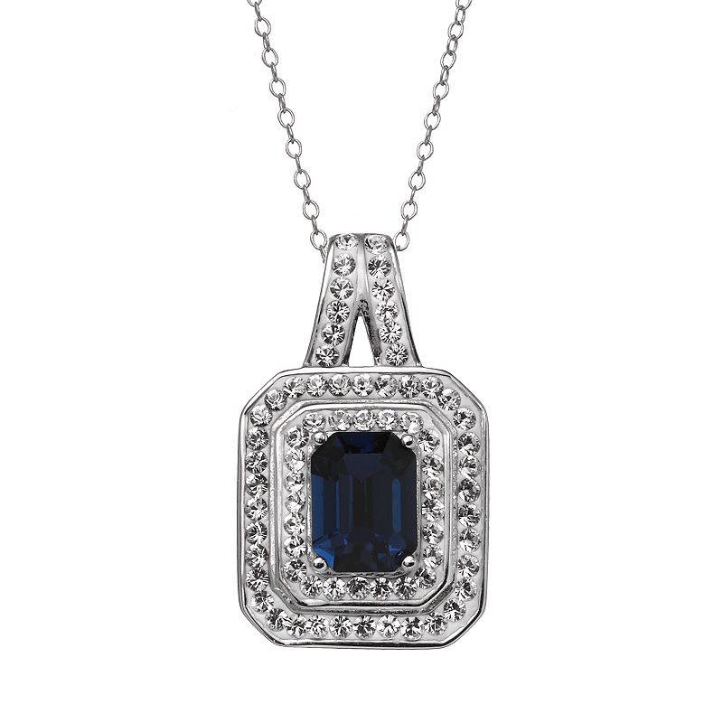 61241967 Sterling N Ice Crystal Sterling Silver Tiered Pend sku 61241967