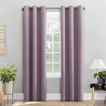 Sun Zero Mercer Blackout Solid Grommet Single Curtain Panel