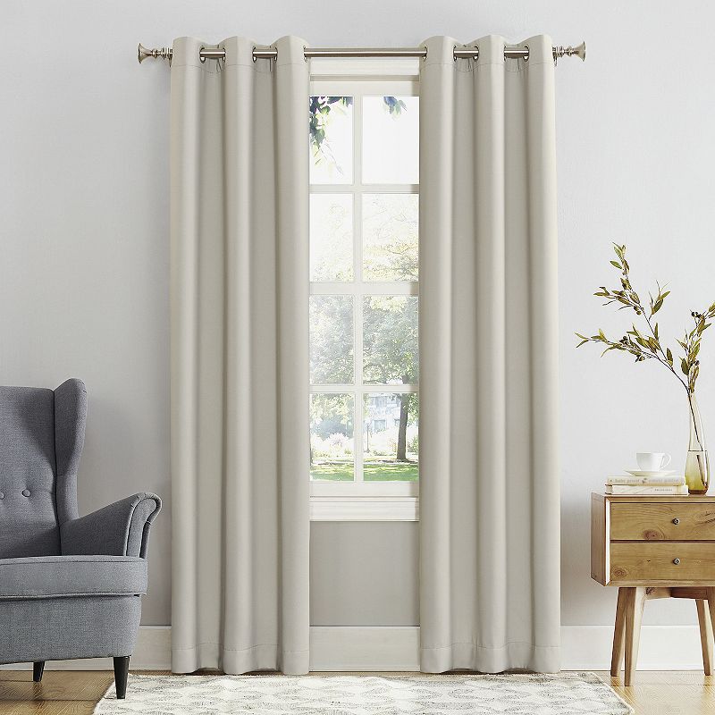 Sun Zero Preston 40" x 63" Grommet Top Blackout Curtain Panel
