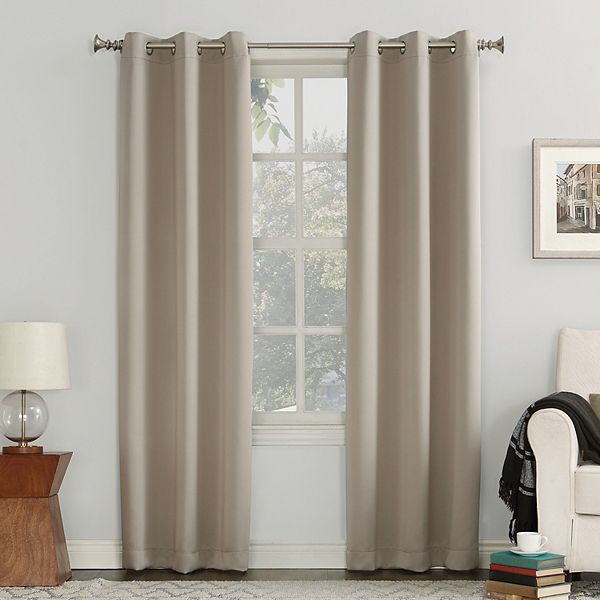 Sun Zero Blackout 1-Panel Mercer Window Curtain