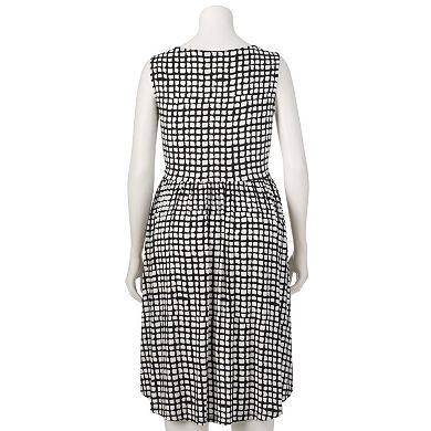 Plus Size Apt. 9® Printed High-Low Hem Dress
