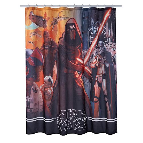 Star Wars: Episode 7 The Force Awakens Shower Curtain