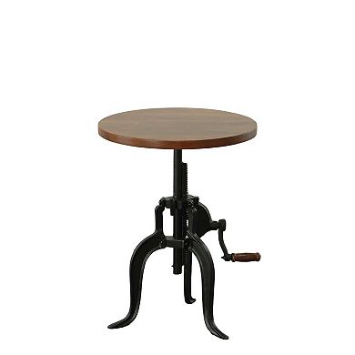 Carolina Living Regan Adjustable Crank Accent Table