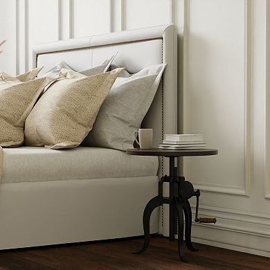 Carolina Living Regan Adjustable Crank Accent Table