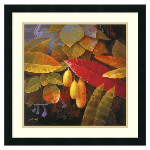 ''Tropical Leaves I'' Framed Wall Art