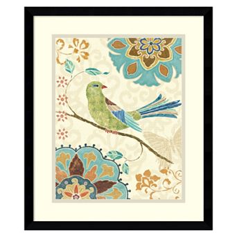 ''Eastern Tales Birds II'' Framed Wall Art