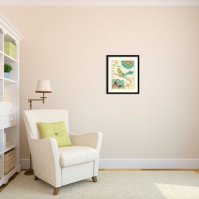 ''Eastern Tales Birds II'' Framed Wall Art