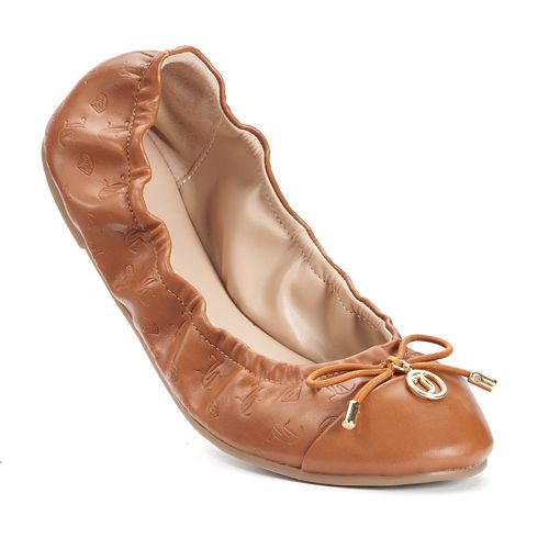 Juicy Couture Women's Scrunch Ballet Flats