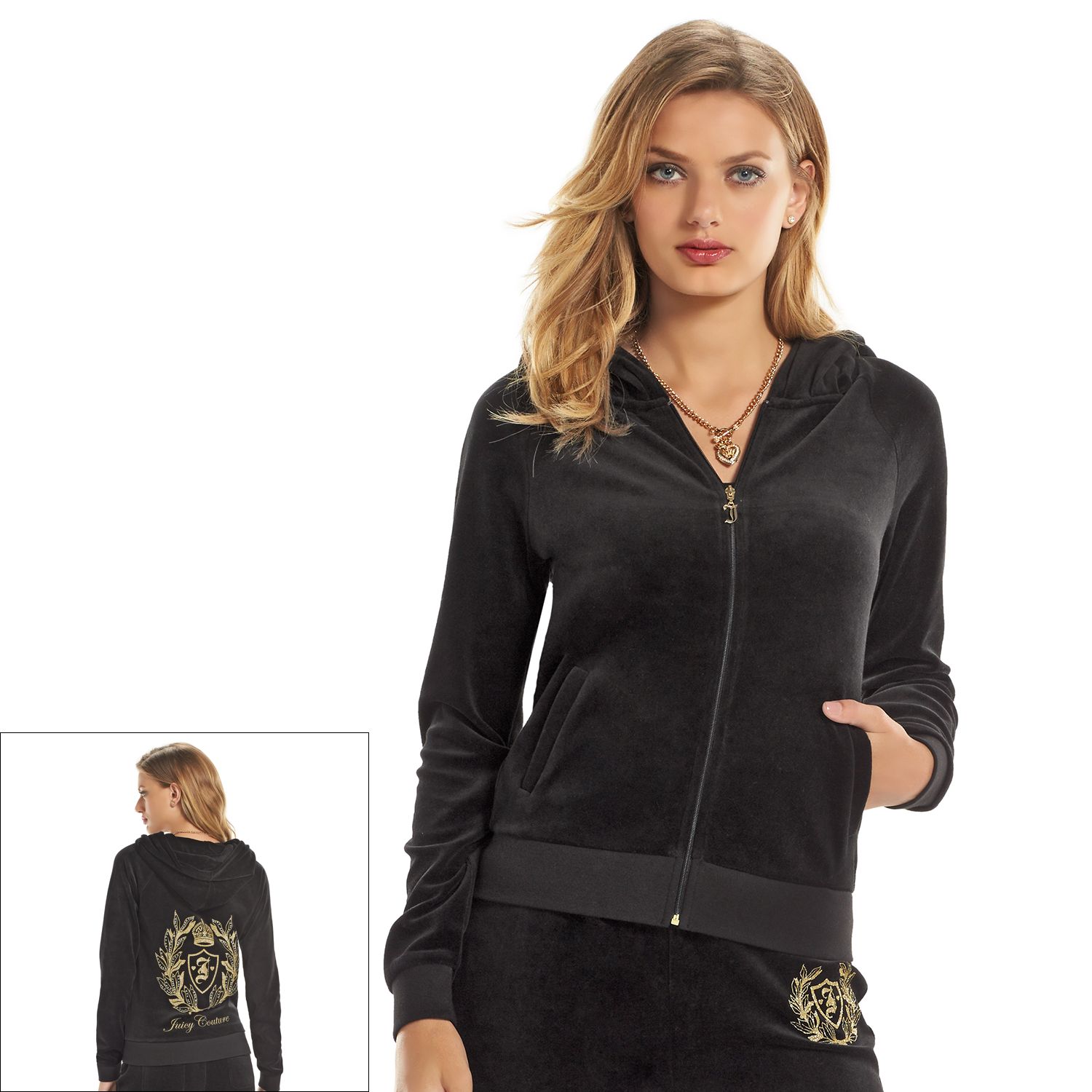 velour hoodie women's