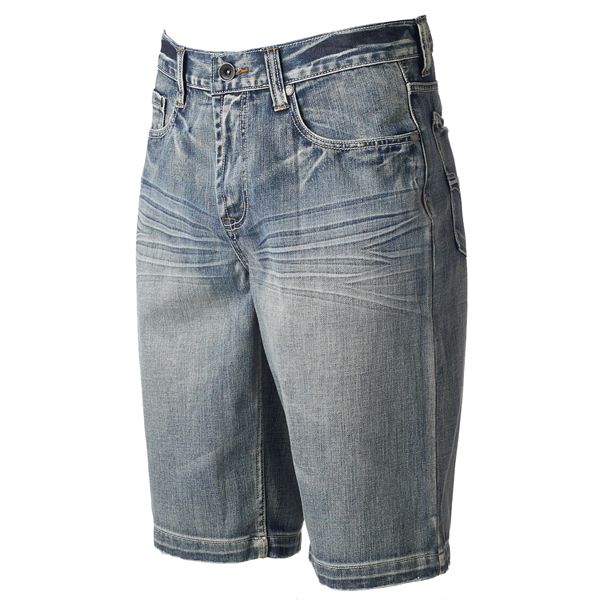 Men s Helix Silver Haze Denim Shorts