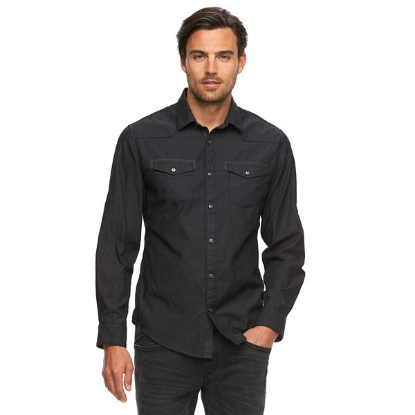 Men's Rock & Republic® Patterned Button-Down Shirt