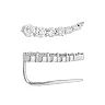 The Regal Collection 14k White Gold 1/2 Carat T.W. Diamond Ear Climber