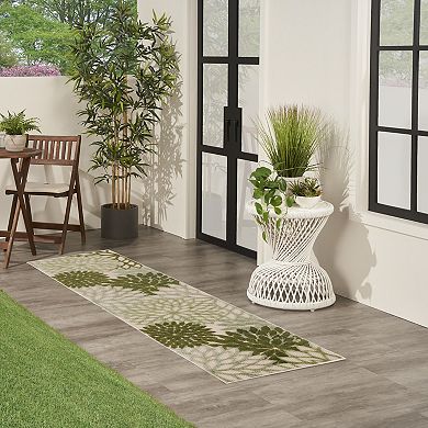 Nourison Aloha Dahlia Tropical Outdoor Rug