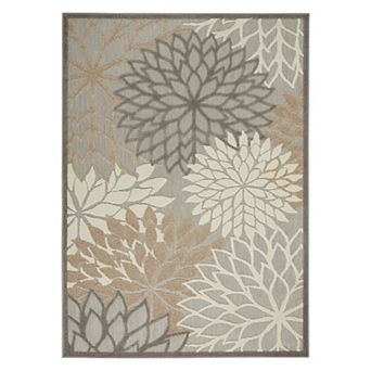 Nourison Aloha Dahlia Tropical Outdoor Rug
