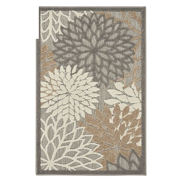 Nourison Aloha Dahlia Tropical Outdoor Rug