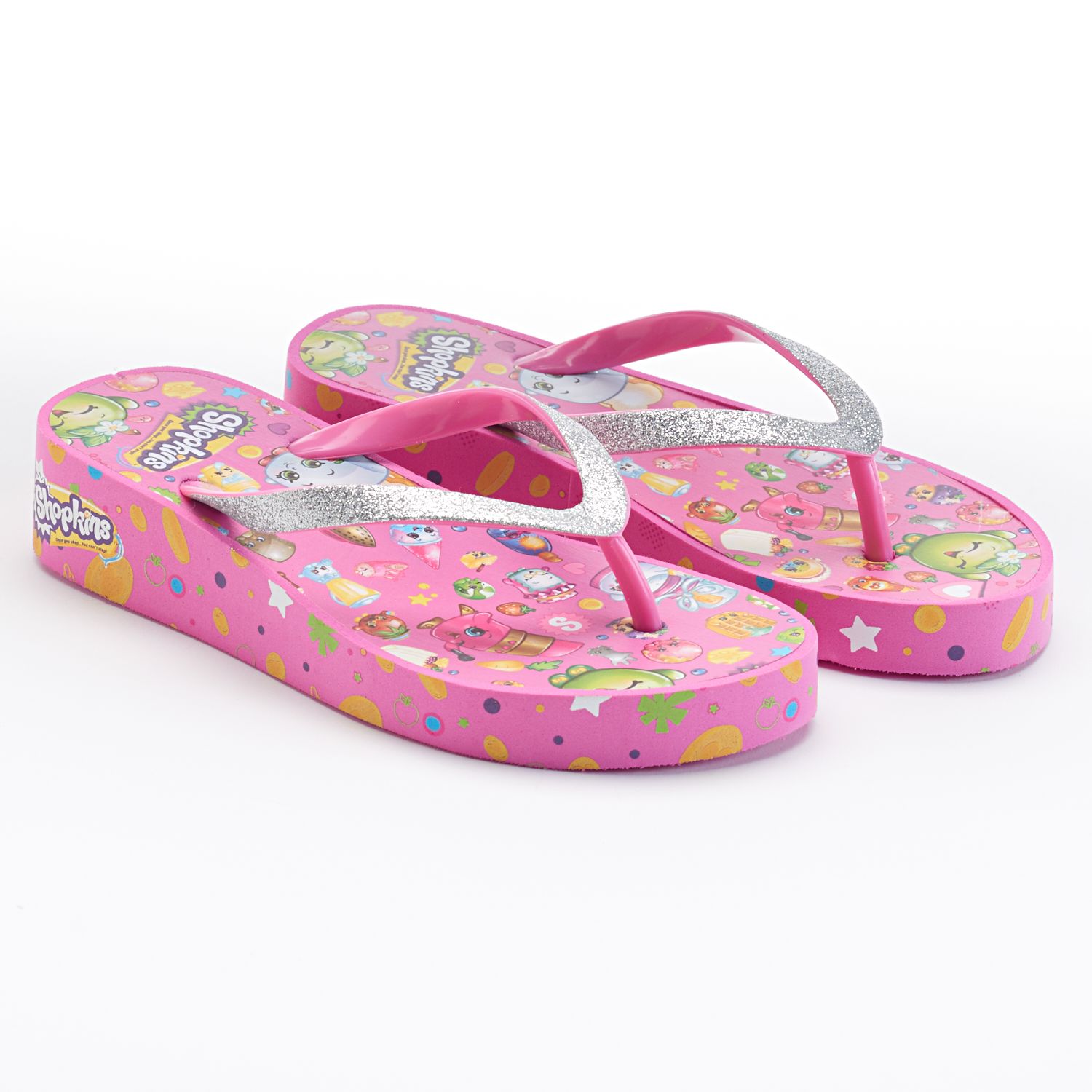 girls wedge flip flops