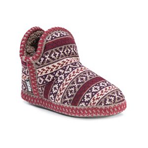 MUK LUKS Amira Women's Knit Bootie Slippers