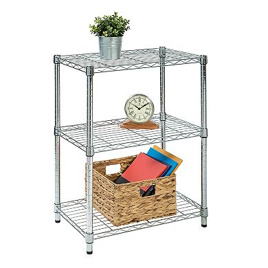 Honey-Can-Do 3 Tier Chrome Shelving Unit