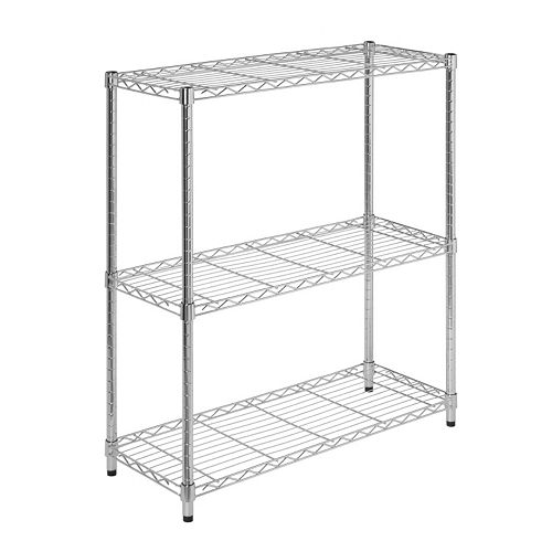 Honey-Can-Do 3 Tier Chrome Shelving Unit