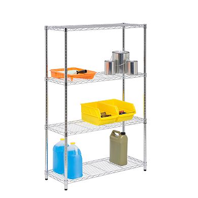 Honey-Can-Do 4 Tier Chrome Shelving Unit