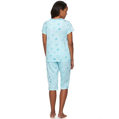 Women's Croft & Barrow® Pajamas: Sleep Top & Capris Pajama Set