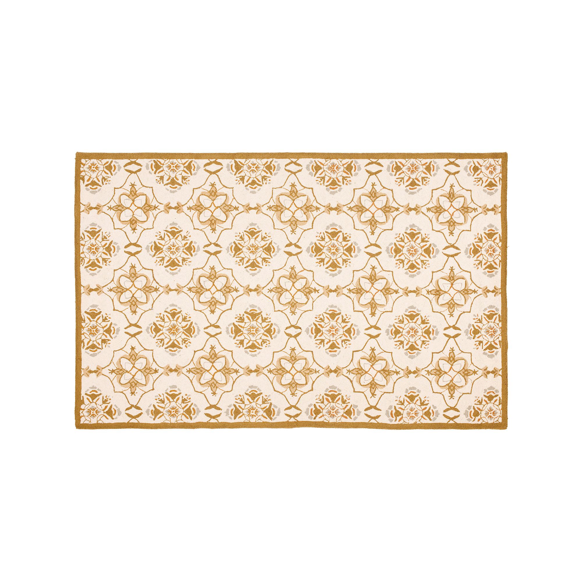 Safavieh Chelsea Stanton Floral Hand Hooked Wool Rug - 26 x 6, Ivory Gr