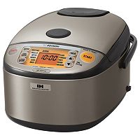 Zojirushi NP-HCC10XH Induction Heating System Rice Cooker and Warmer, 1 Liters (Stainless Dark Gray)