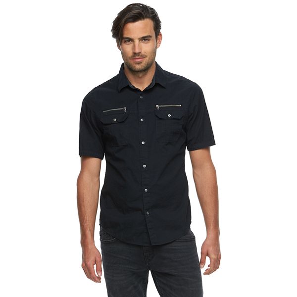 Men's Rock & Republic® DoubleZip ButtonDown Shirt