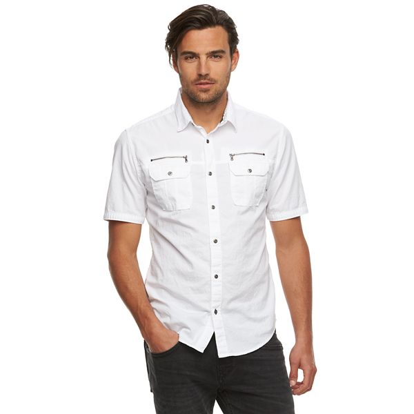 Men's Rock & Republic® DoubleZip ButtonDown Shirt
