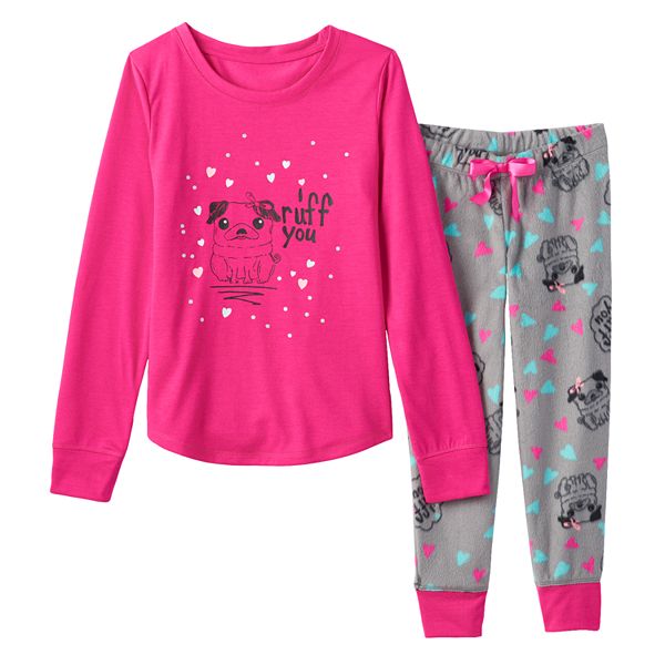 Girls Pajama PJs Sleepwear Set ANGRY BIRDS SPACE size xs 4-5 pajamas NEW  kohls