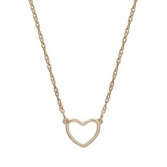 LC Lauren Conrad Heart Necklace
