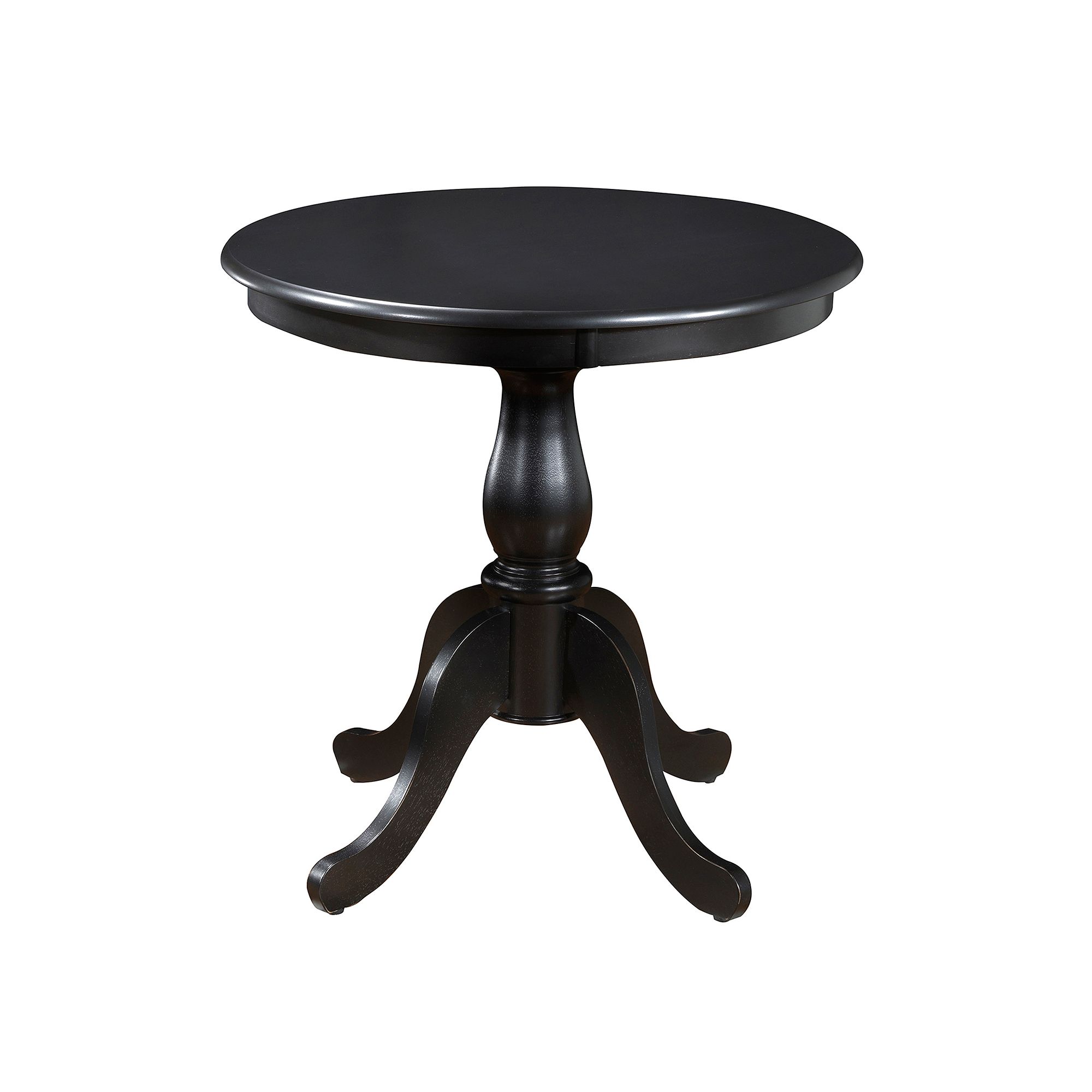 Carolina Living Fairview 30-in. Round Pedestal Dining Table, Antique Black