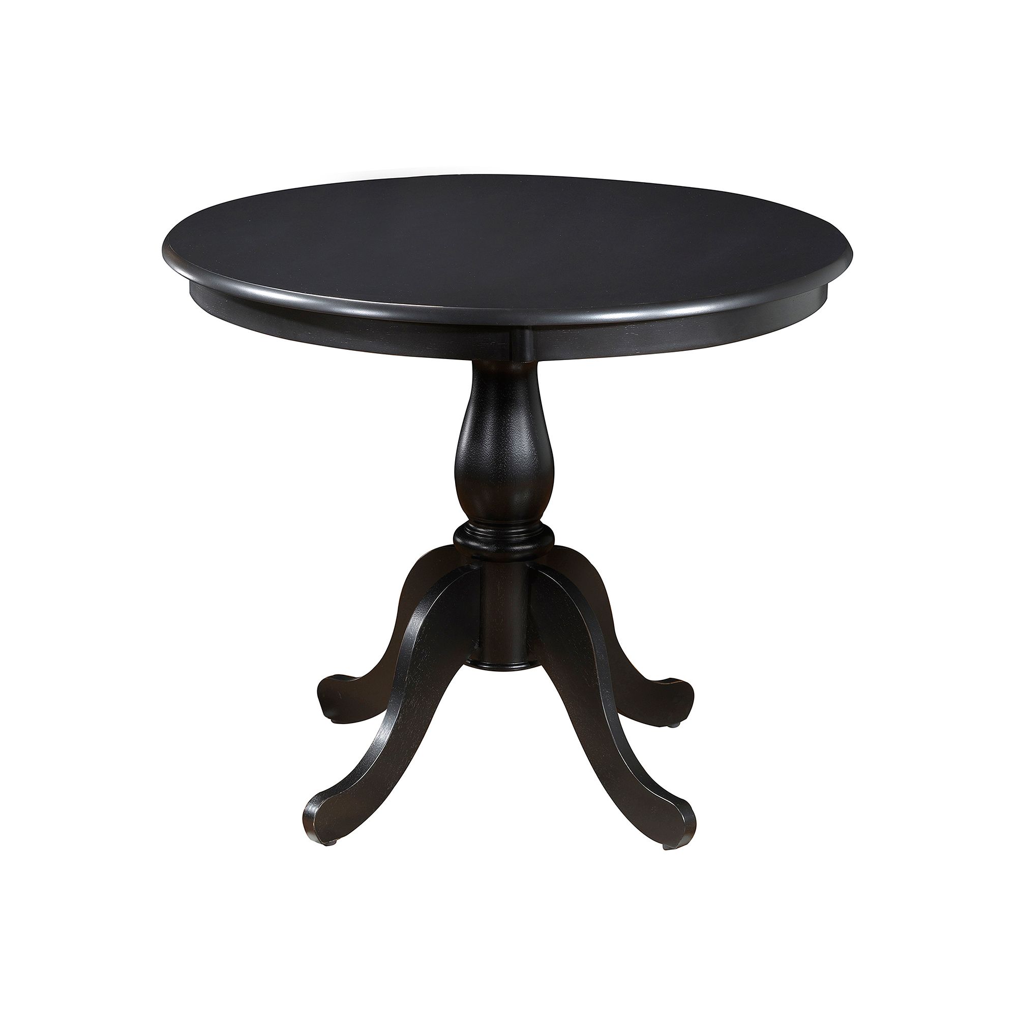 Carolina Living Fairview 36-in. Pedestal Dining Table, Antique Black
