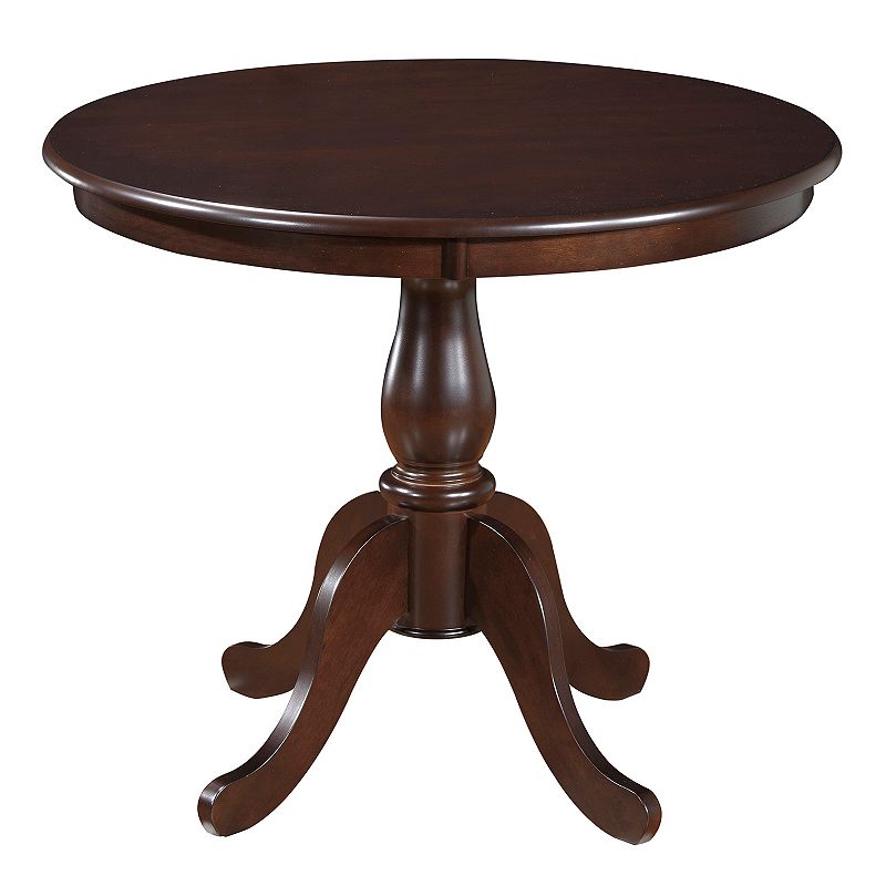 Carolina Cottage Fairview 36-in. Pedestal Dining Table, Brown