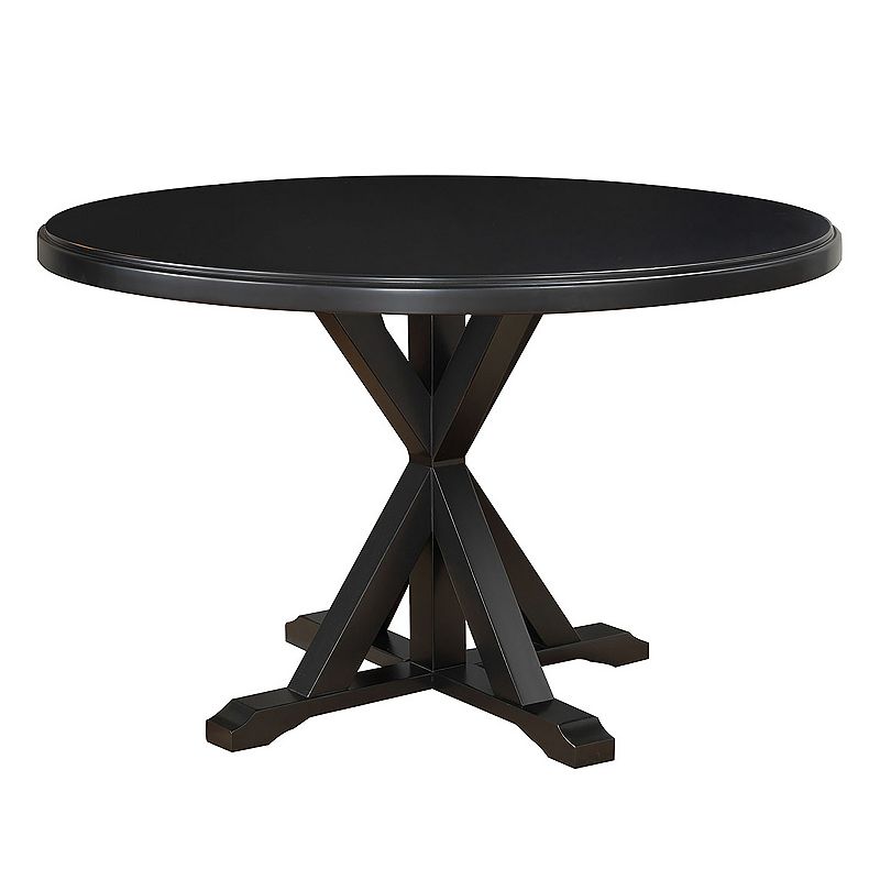 77460029 Carolina Cottage Monet X-Base Table, Black, Furnit sku 77460029
