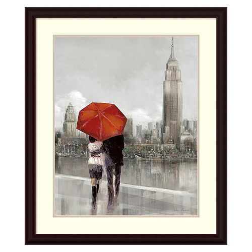 ''Modern Couple in NY'' Framed Wall Art