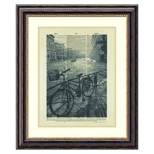 ”La Bicyclette II” Framed Wall Art