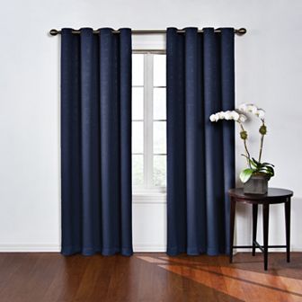 eclipse Round & Round Single Curtain Blackout 1-Panel Window Curtain