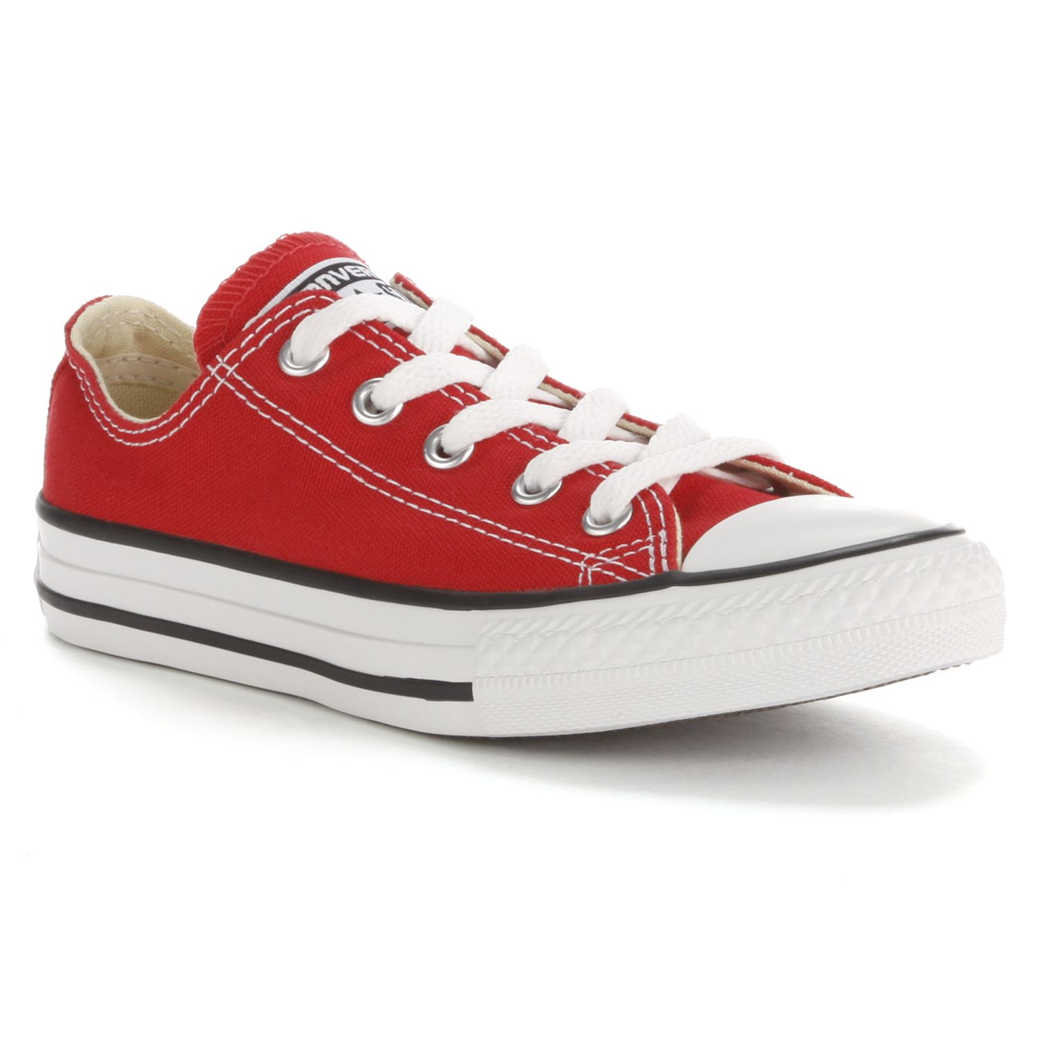 red converse low tops
