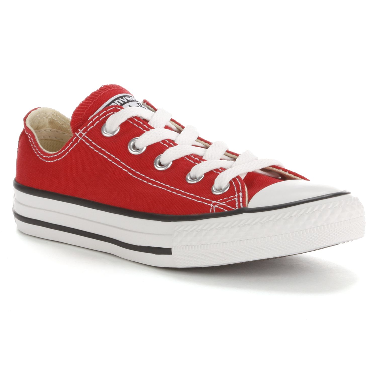 youth red converse high tops