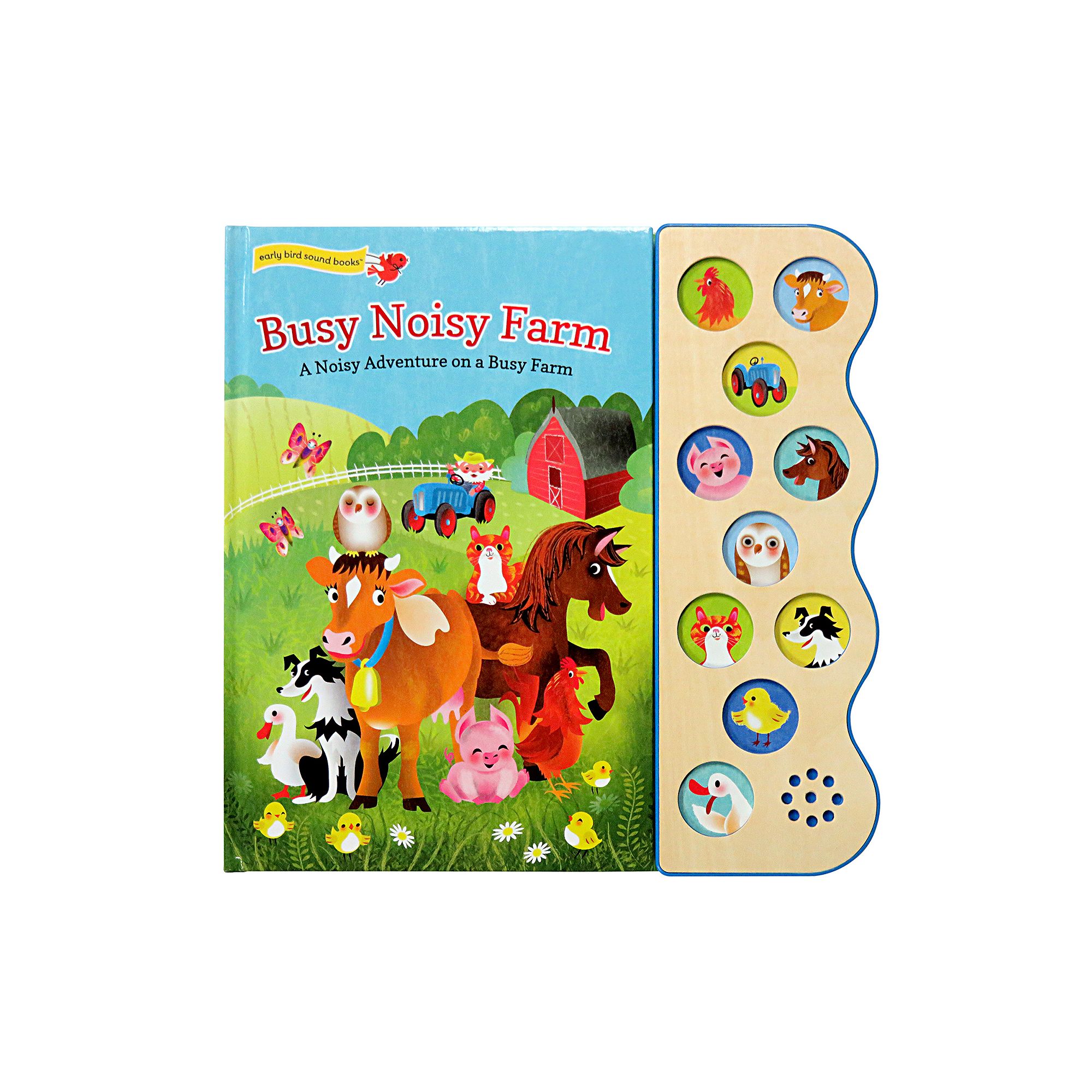 Busy Noisy Farm Early Bird Sound Book by Cottage Door Press, Multicolor