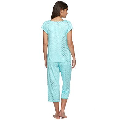Women's Apt. 9® Pajamas: Morning in Paris Lace Capri Pajama Set