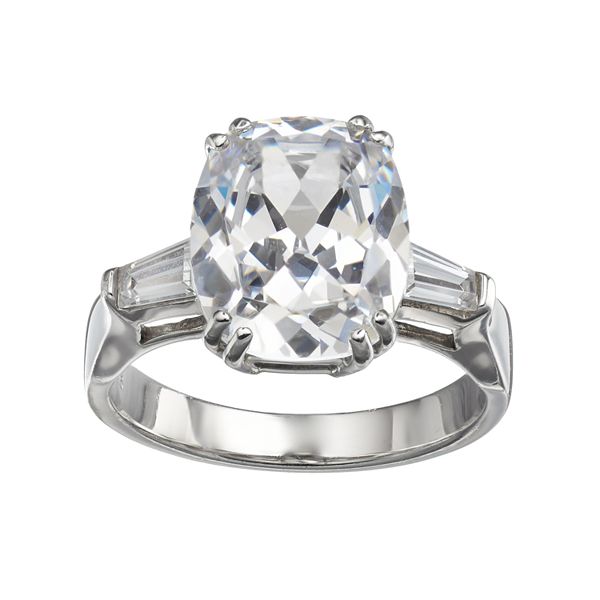 Sophie Miller Sterling Silver Cubic Zirconia Ring