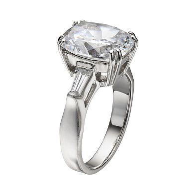 Sophie Miller Sterling Silver Cubic Zirconia Ring
