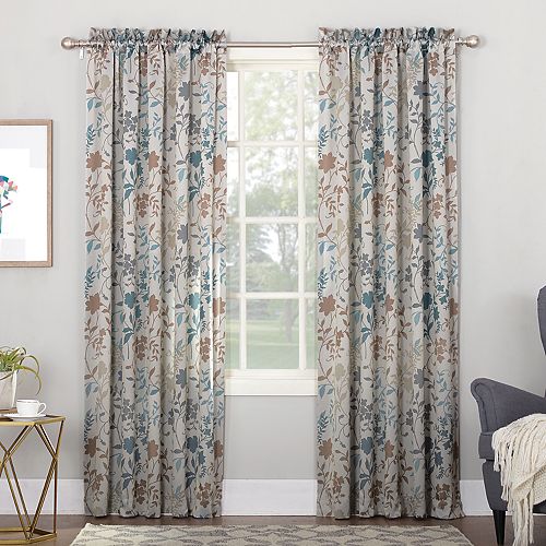 Sun Zero 1Panel Asbury Room Darkening Window Curtain