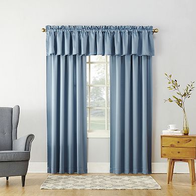 Sun Zero Gramercy Room Darkening Rod Pocket Curtain Panel