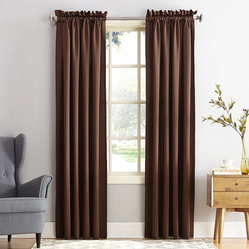 Sun Zero Grant Rod Pocket Top Curtain Panel, 54" x 95"