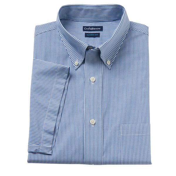 Men's Croft & Barrow® Button-Down Collar Dress Shirt