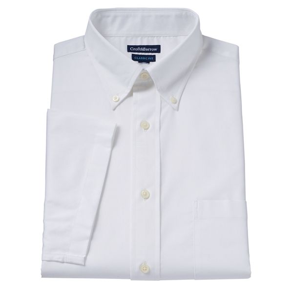 Men's Croft & Barrow® Button-Down Collar Dress Shirt